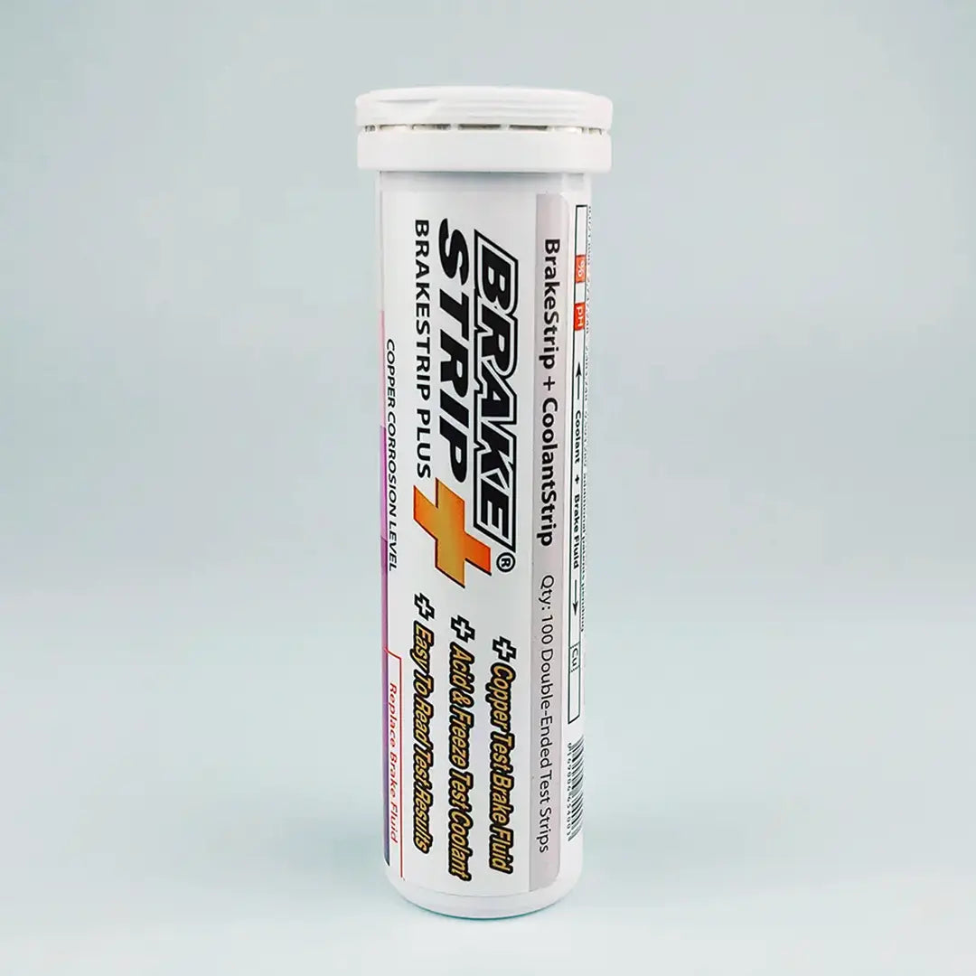 BrakeStrip Plus – 100 double ended brake fluid + coolant test strips for automotive service centers