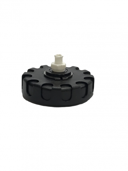 a black, plastic BC-19 Master Cylinder Cap Adapter by Phoenix Systems. It is a versatile tool that can be used to replace the master cylinder cap on a variety of Nissan, Ford, Subaru, Mitsubishi, Hyundai, and some Dodge and Lincoln vehicles. It is made of high-quality materials and is designed to last for years to come.